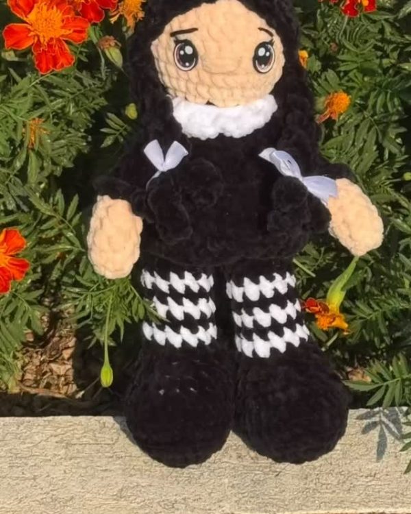 Gothic Braided Girl Doll